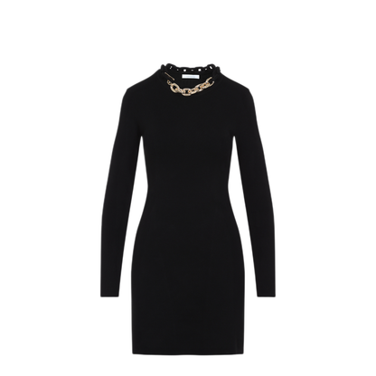 MAYFEYR - RABANNE - Black Silk Mini Dress - 25PMRO066ML0308P001