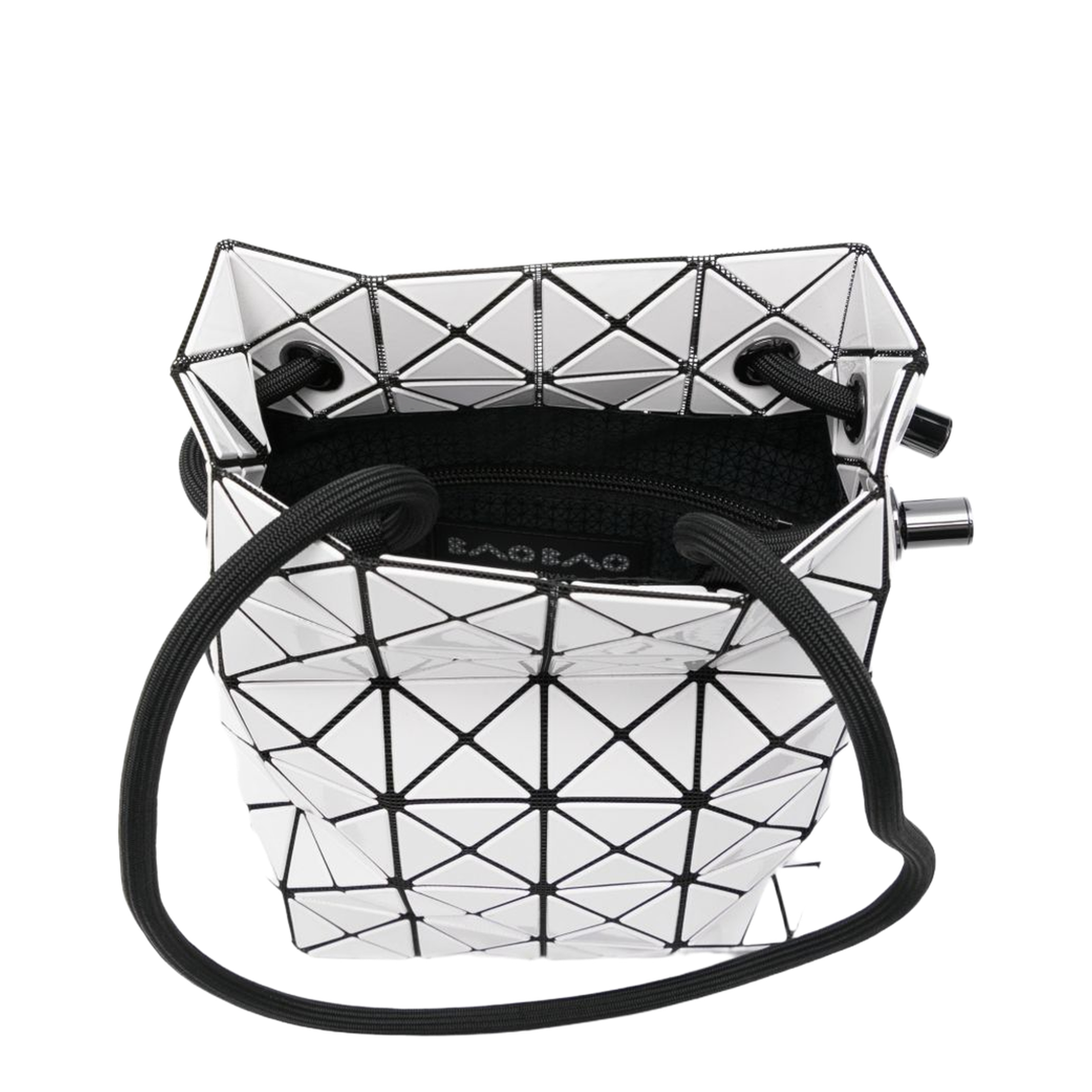 WRING One Size PVC Bucket Bag - White