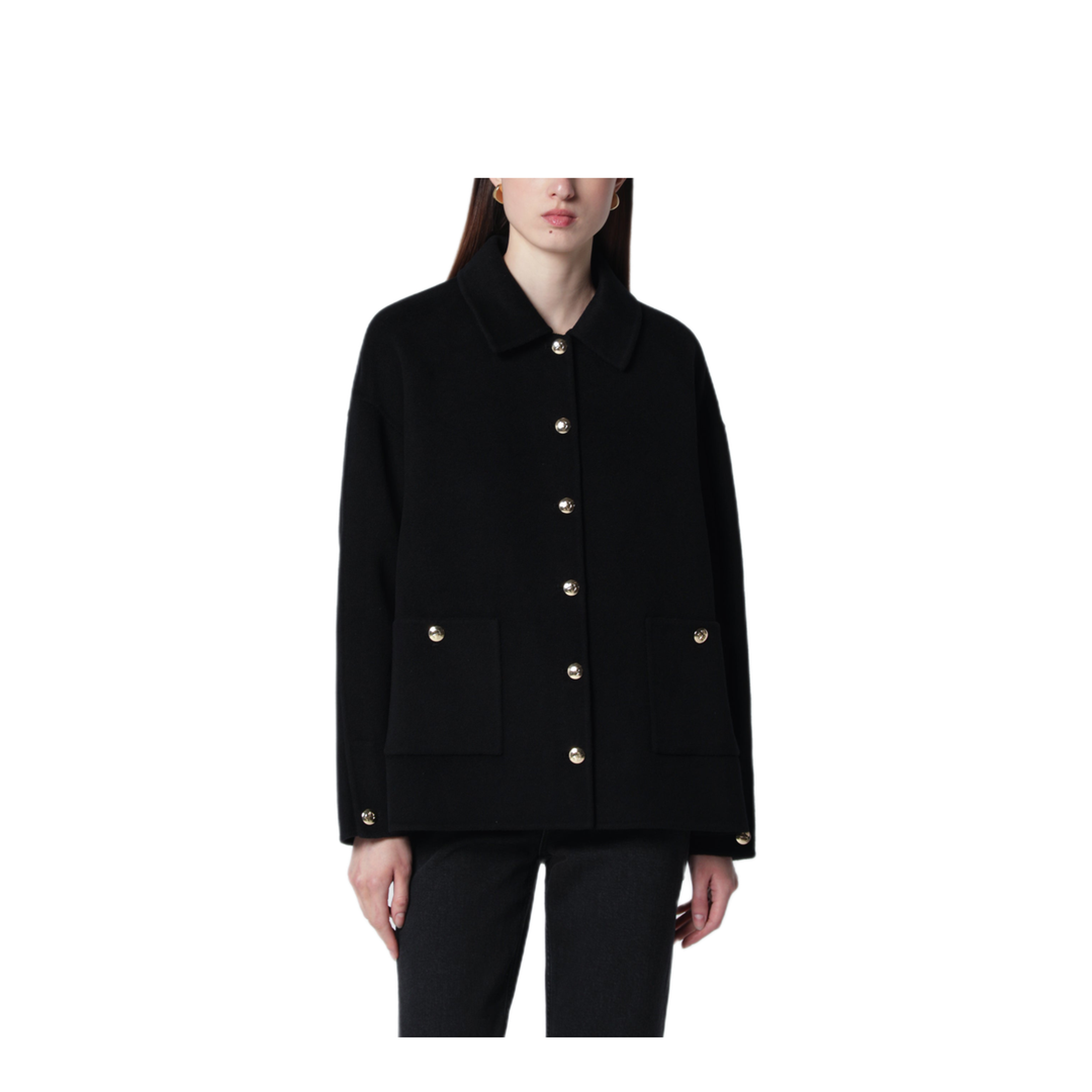 MAYFEYR - Anine Bing - Black Wool And Cashmere Jacket - A-01-10442WOBLK26