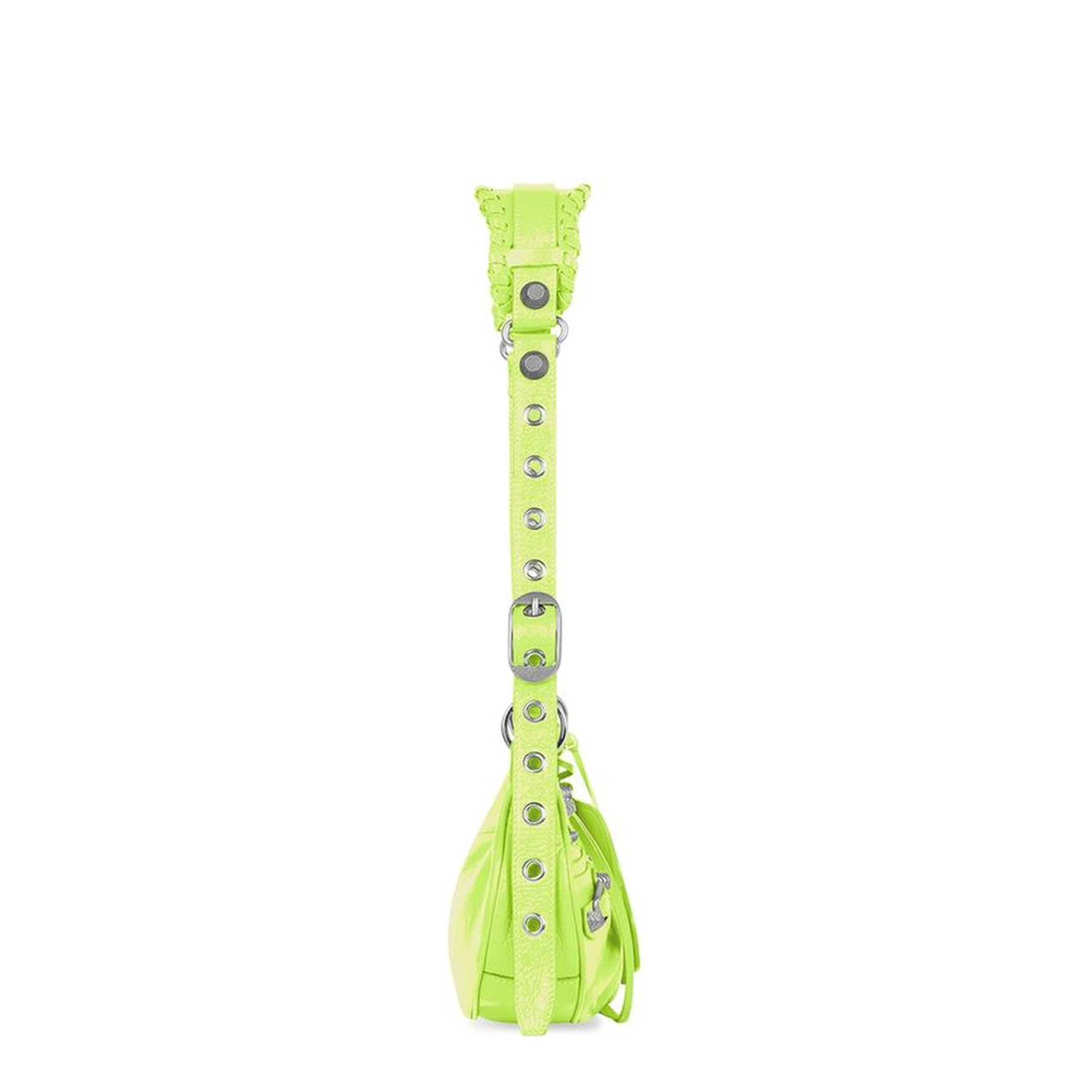 Le Cagole Xs Shoulder Bag in Neon Yellow