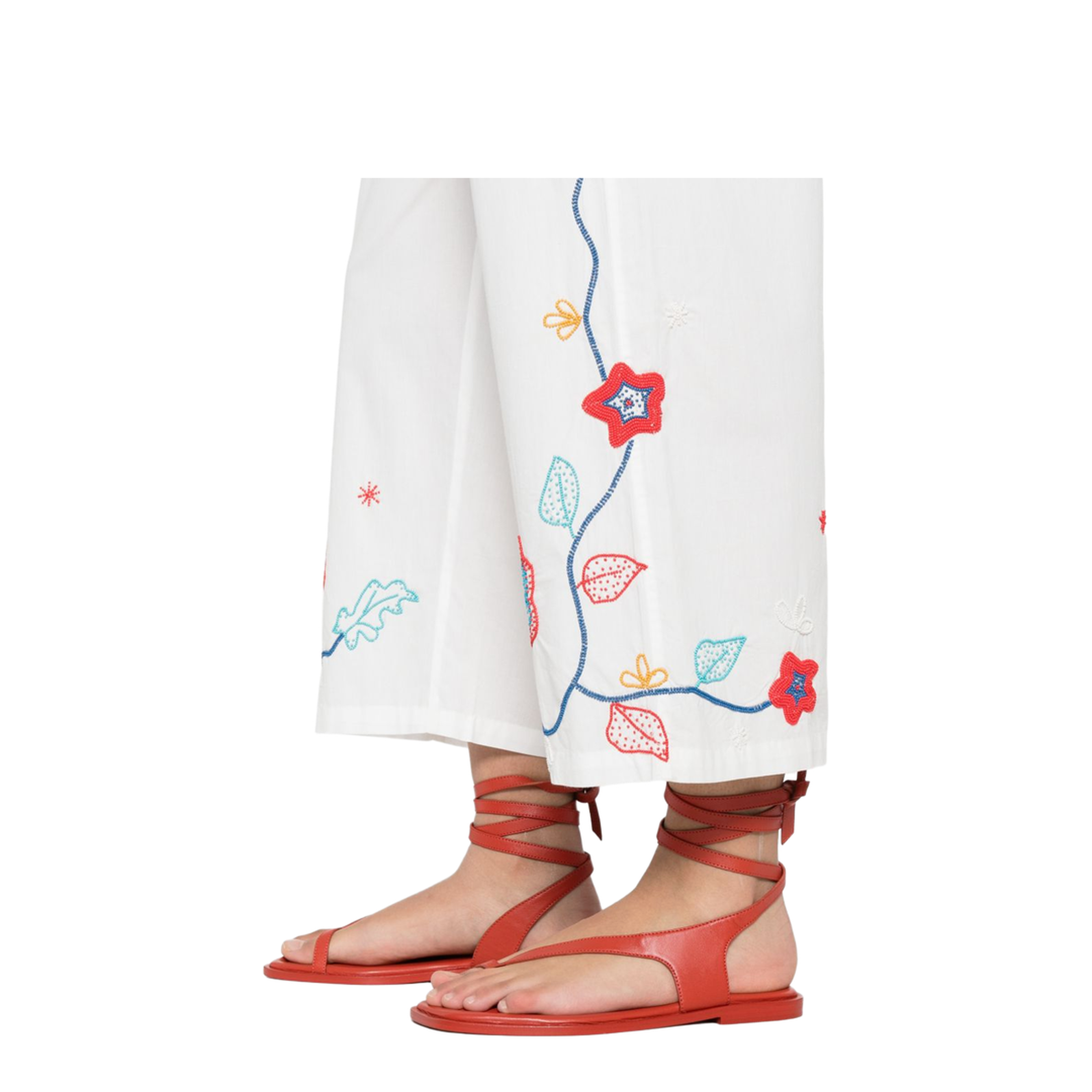 MAYFEYR - Forte Forte - Trousers White - 14848MYPANTSCRYSTAL