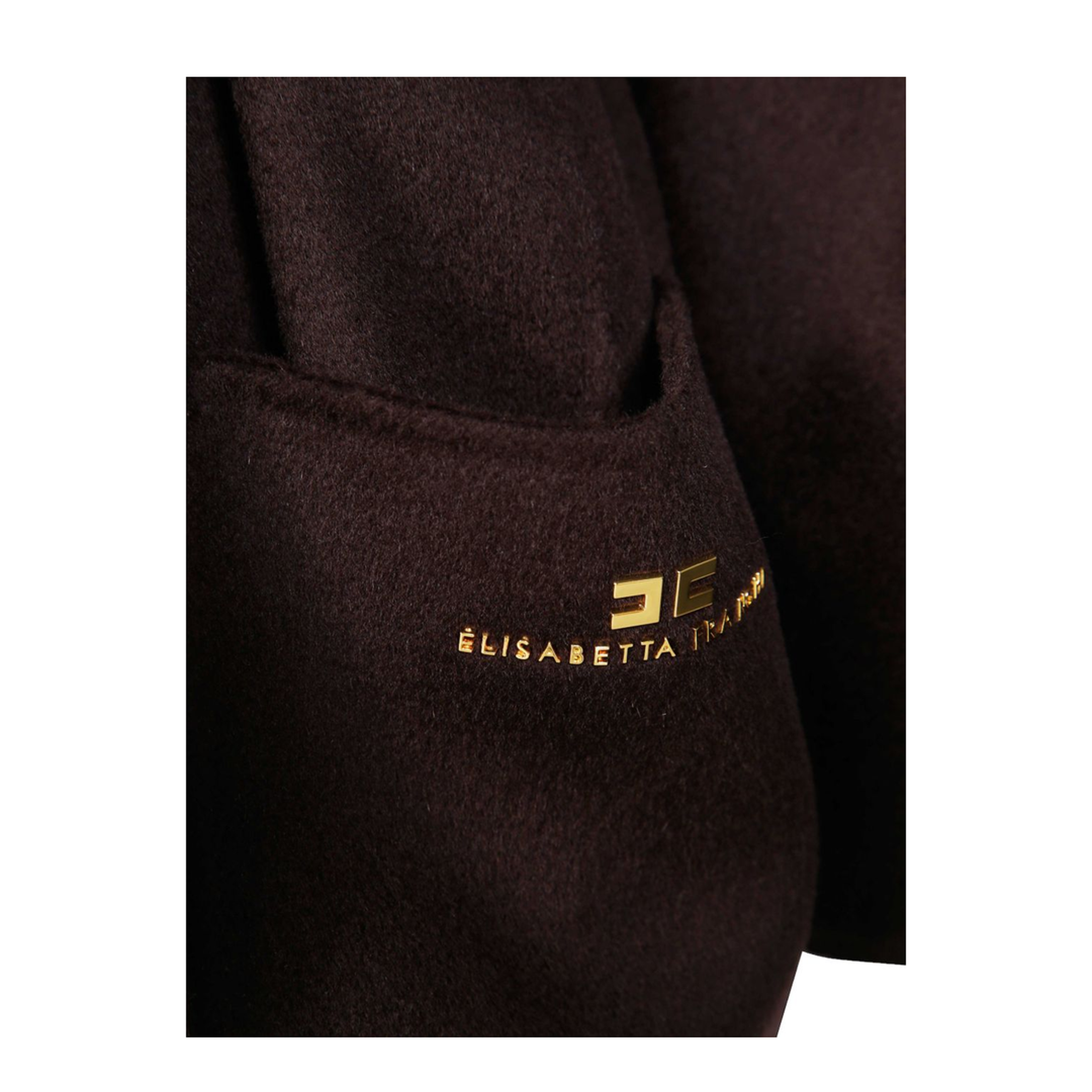 MAYFEYR - Elisabetta Franchi - Coats Brown - CP01D66E2EV9