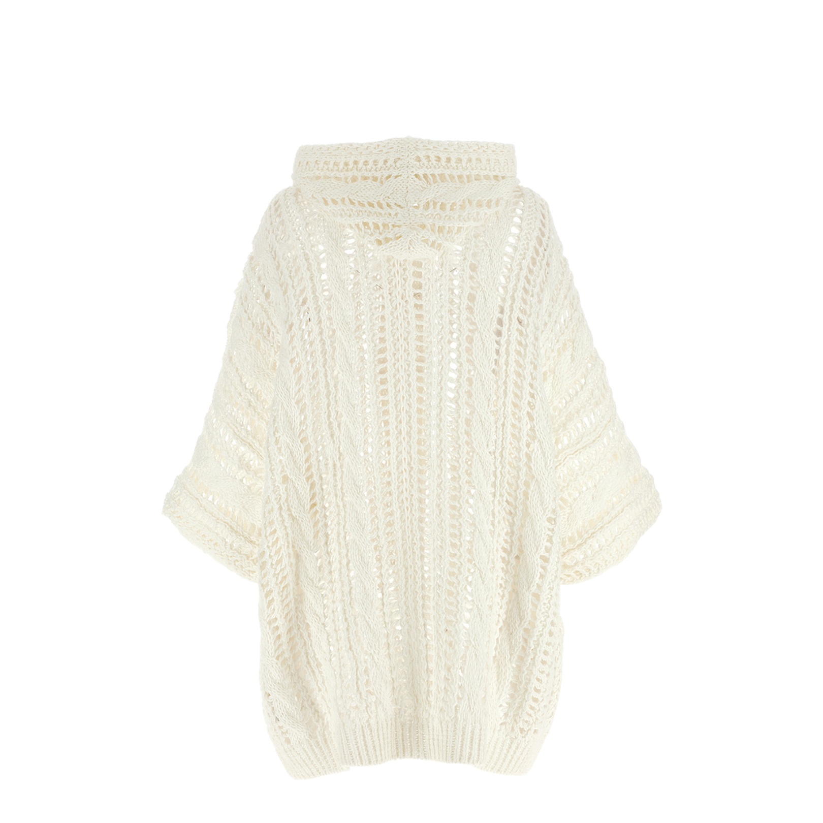 Cable & Mesh Cardigan