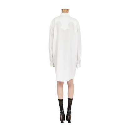 White Cotton Poplin Shirt