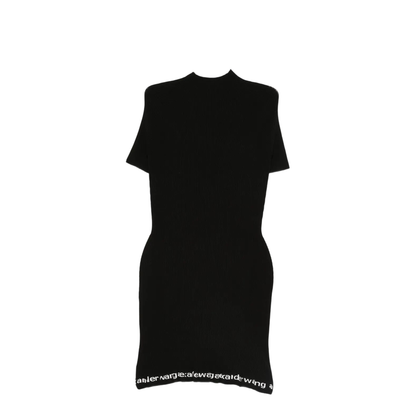 MAYFEYR - Alexander Wang - Ribbed Short-Sleeve Fitted Dress - 4KC1266045