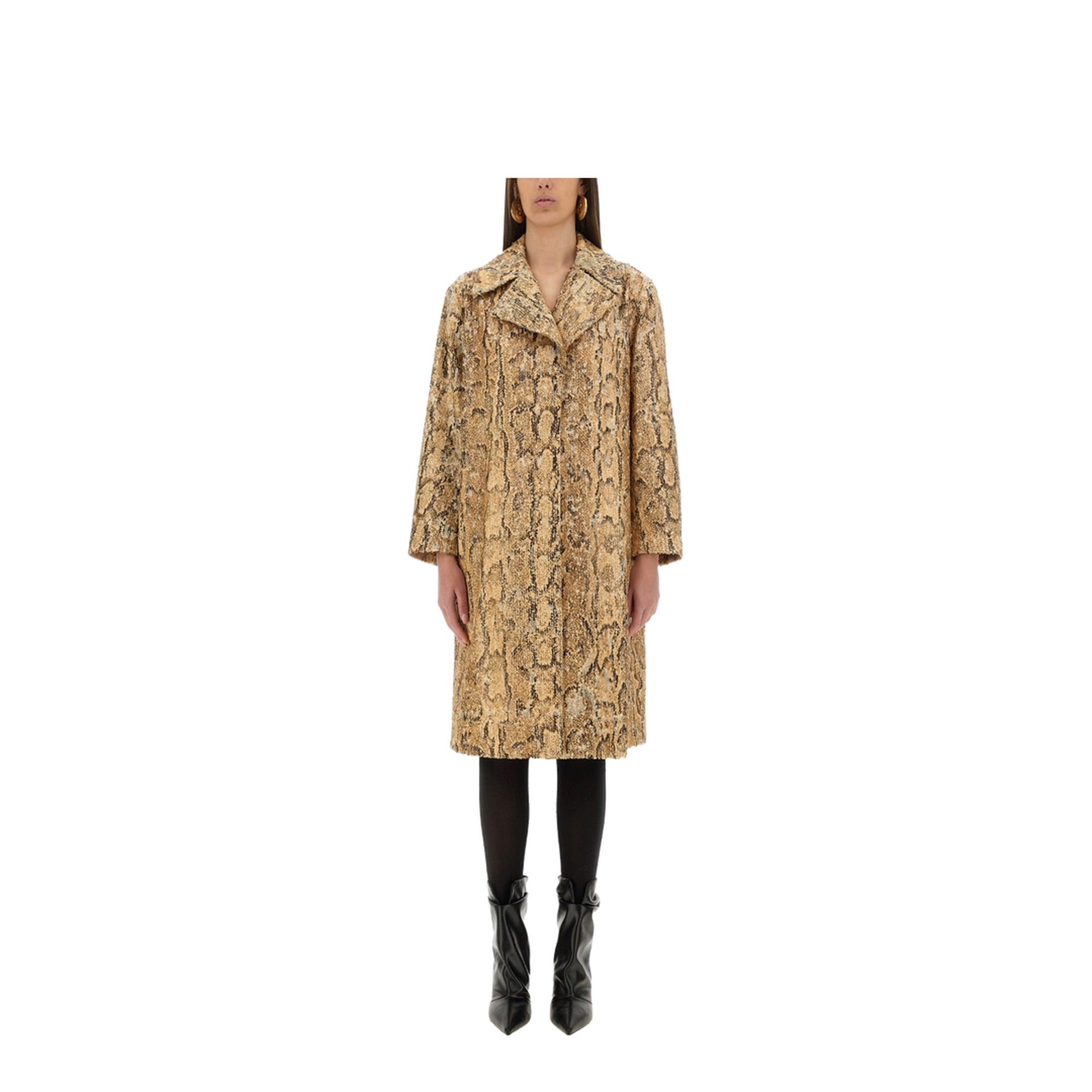 Dries Van Noten Long Coat with Sequins – MAYFEYR