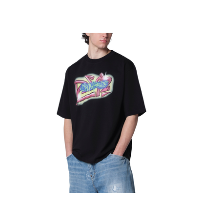 MAYFEYR - Dsquared2 - Rebel Tags Loose-Fit Cotton T-Shirt In Black - S71GD1652D20033900