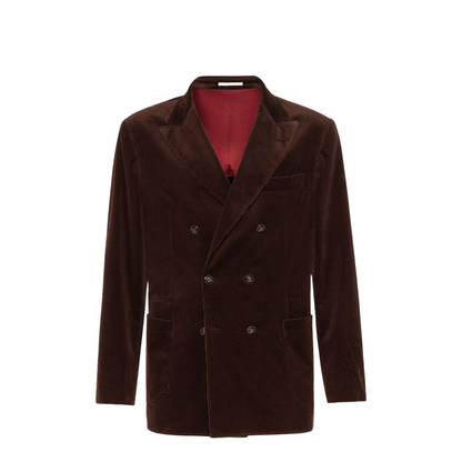 Cotton Double-Breasted Jacket