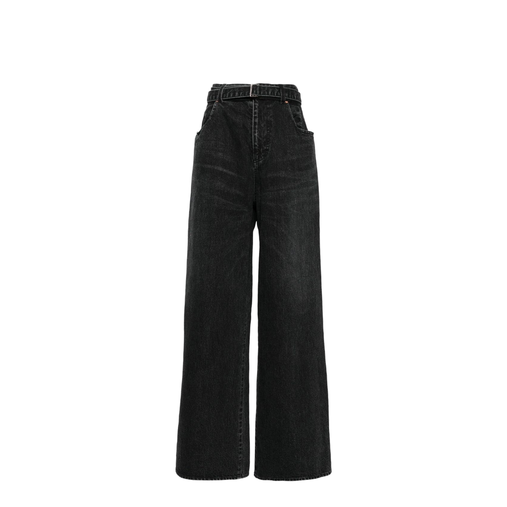 Wide-leg Denim Jeans