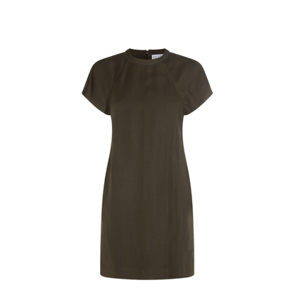 Brown Viscose Blend Dress