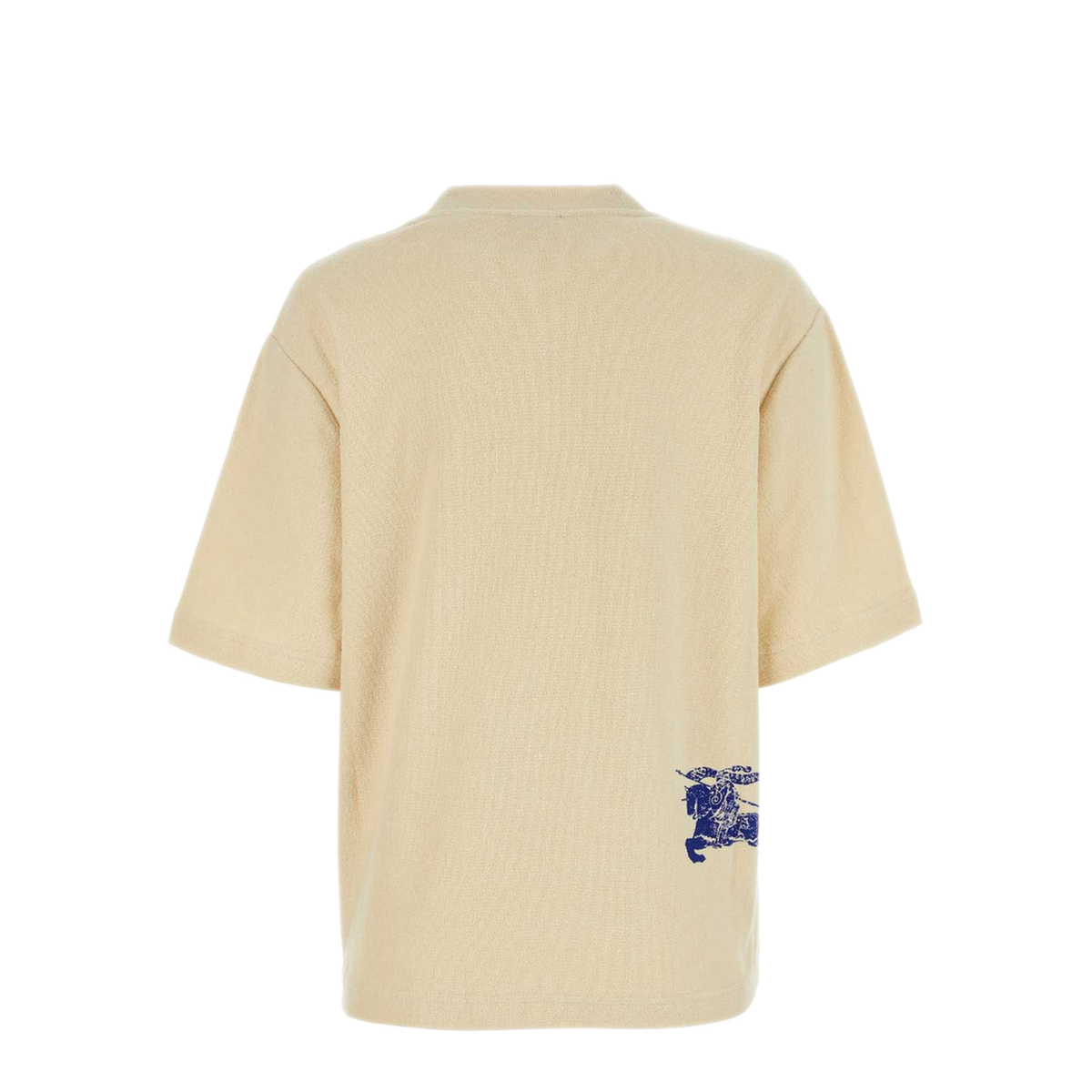 MAYFEYR - Burberry - Cream Terry Fabric Oversize T Shirt - 8081314B8620