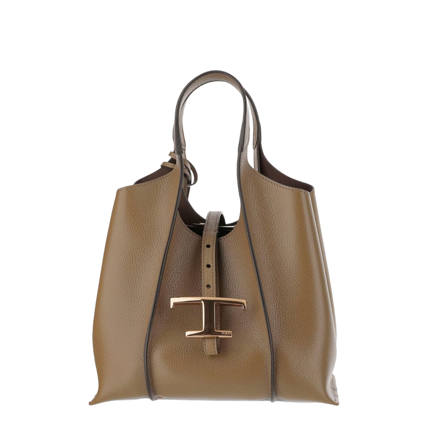 T Timeless Shopping Bag in Leather Mini