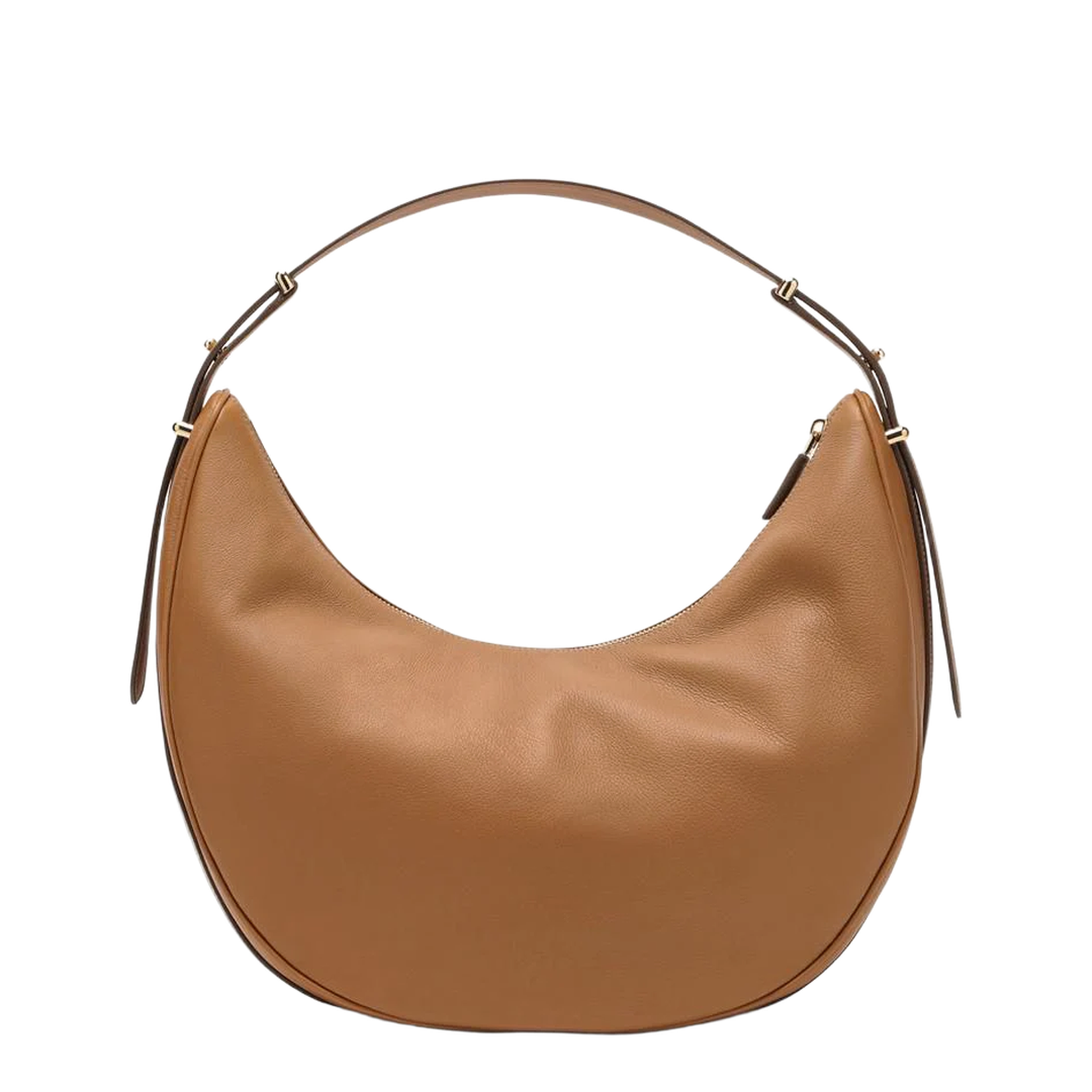 Caramel Large Leather Shoulder Bag
