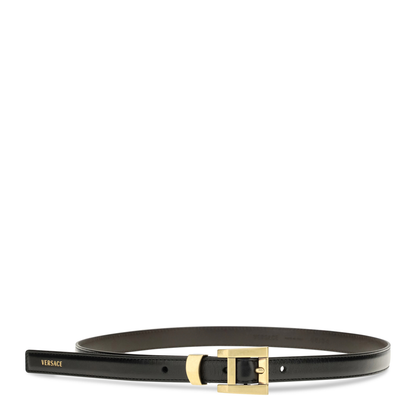 MAYFEYR - Versace - Glossy Leather Logo Print Belt - 10237361A178481B55J