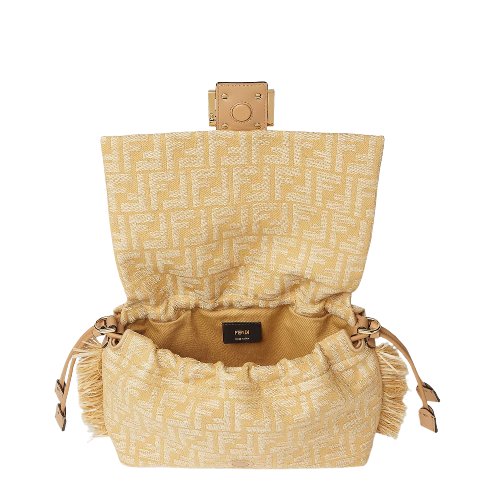 Baguette Medium Canvas Hobo Bags - Pastel Yellow