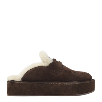 MAYFEYR - Miu Miu - Suede Sabot - 5R763EFZF40Z0GF0003