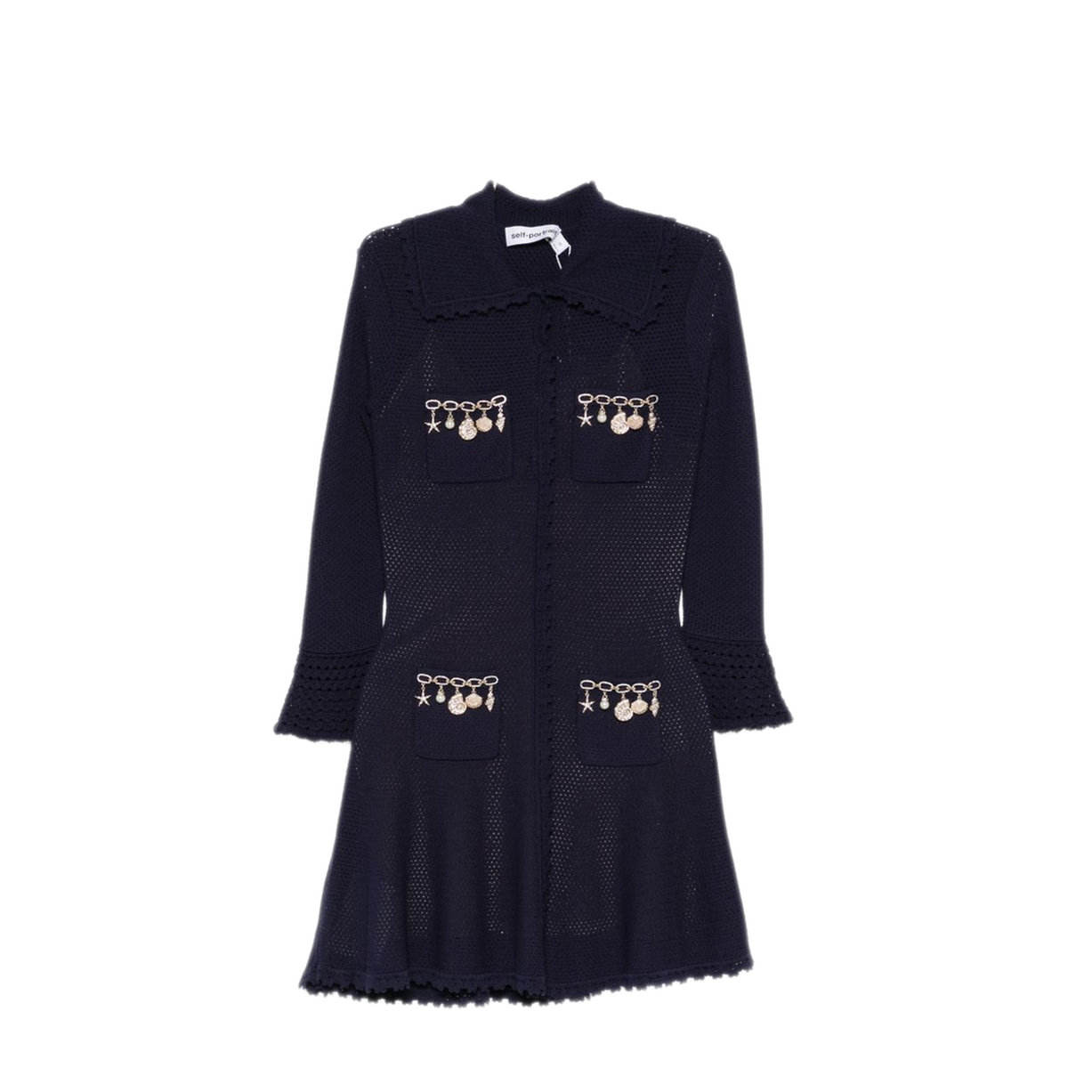 MAYFEYR - Self Portrait - Self Portrait Dresses Navy - SS26048SNNAVY
