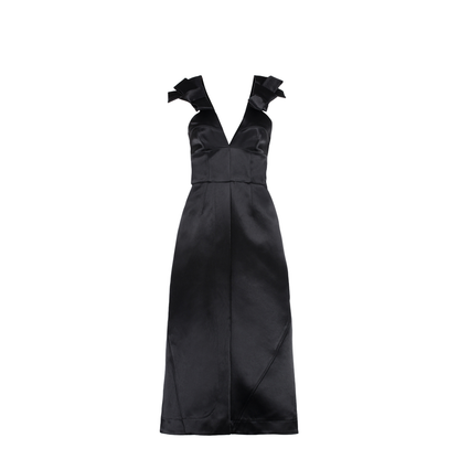 Satin Midi Dress