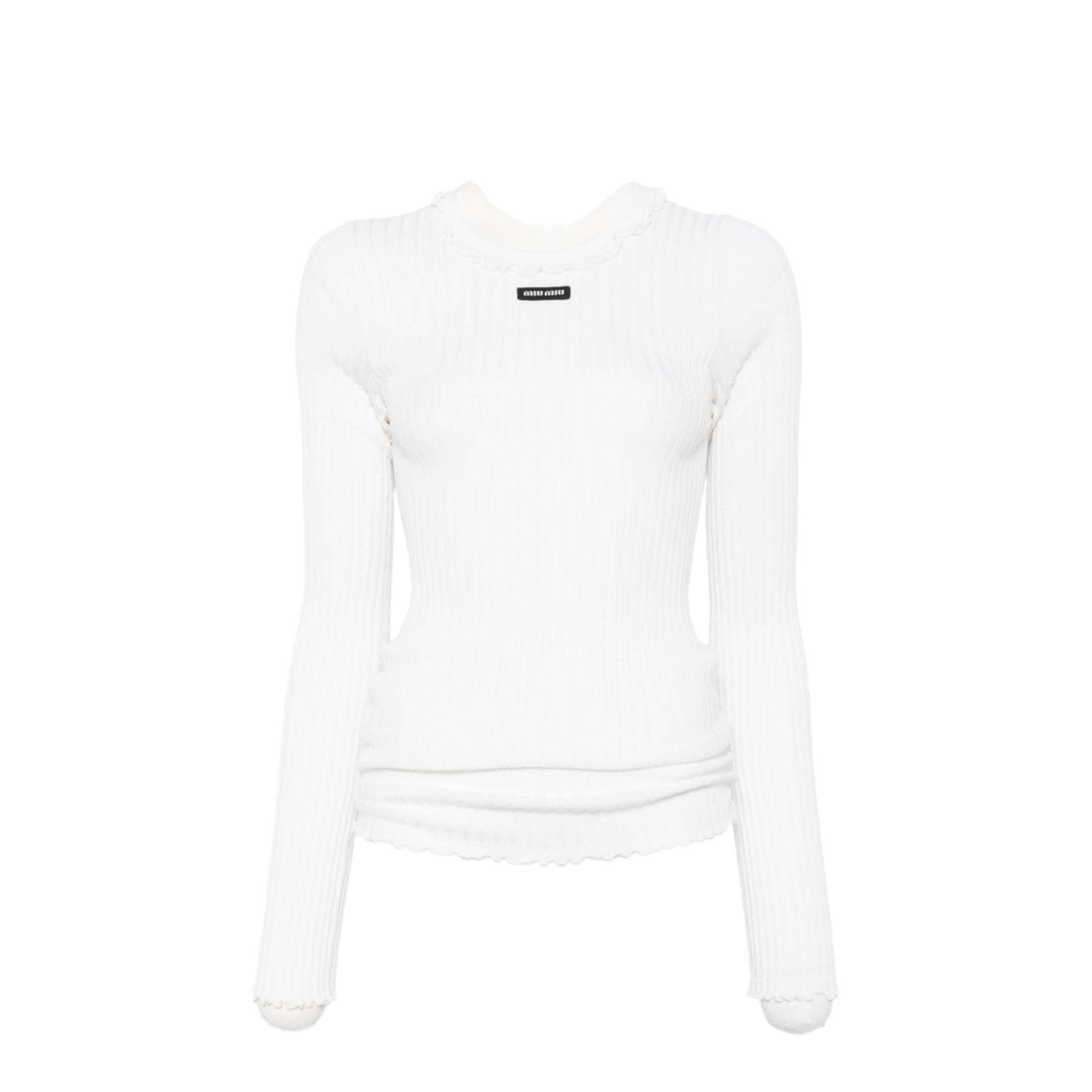 MAYFEYR - Miu Miu - Sweaters White - MML06T191XF0009