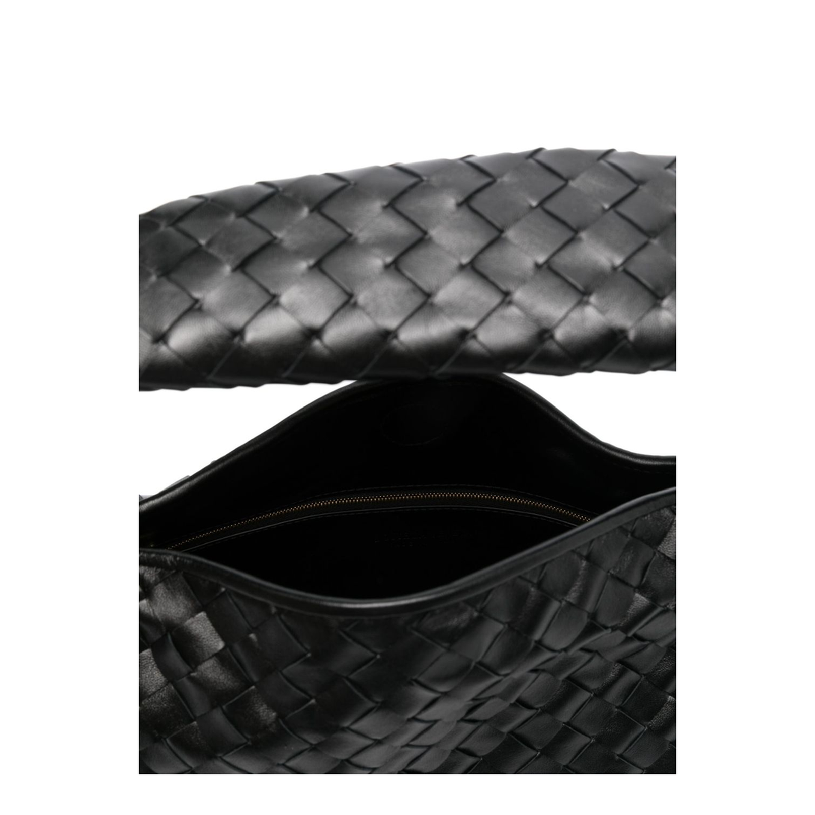 Hop Small Leather Shoulder Bags - Black