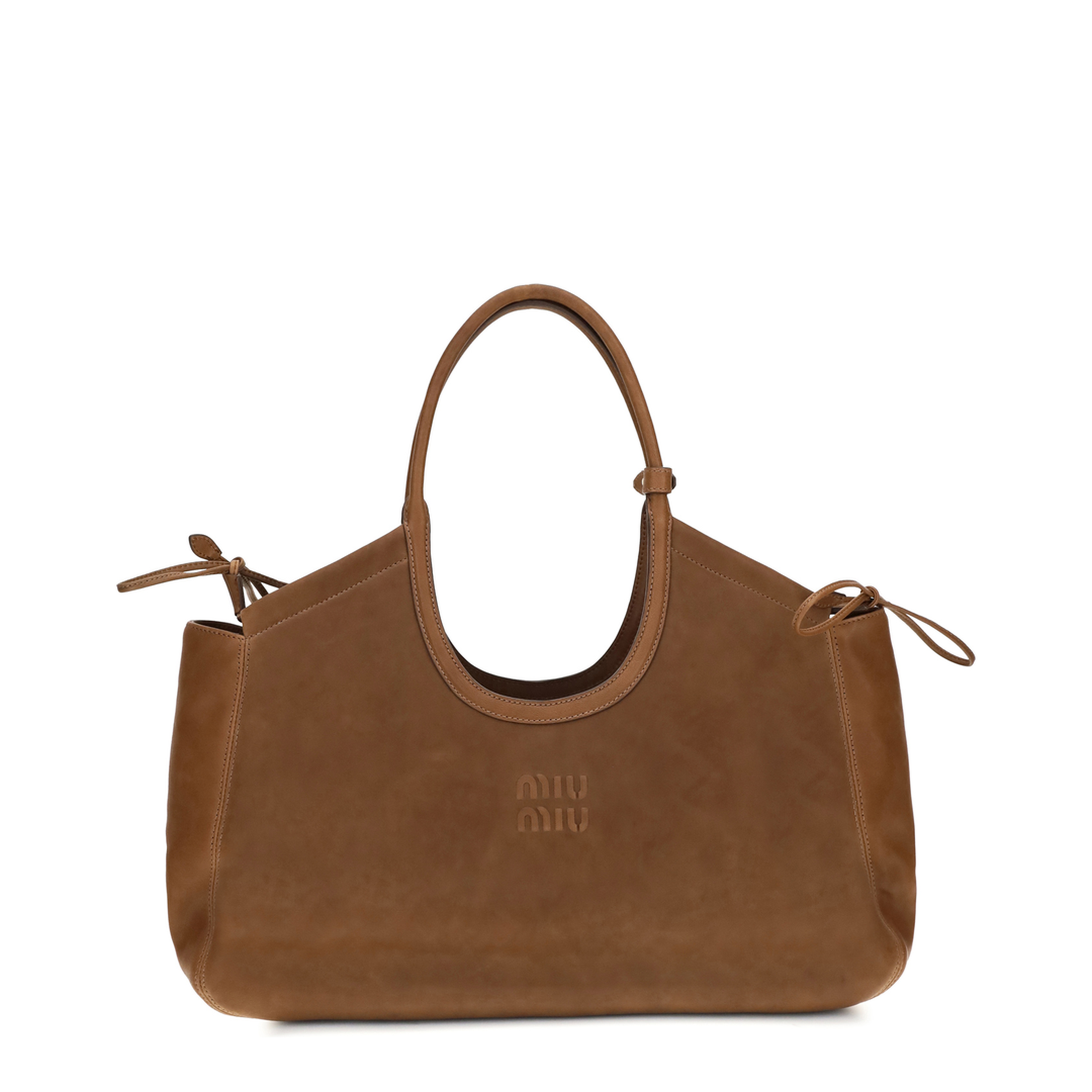 MAYFEYR - Miu Miu - Ivy Nappa Shopping Bag - 5BG342VOOO2BBL
