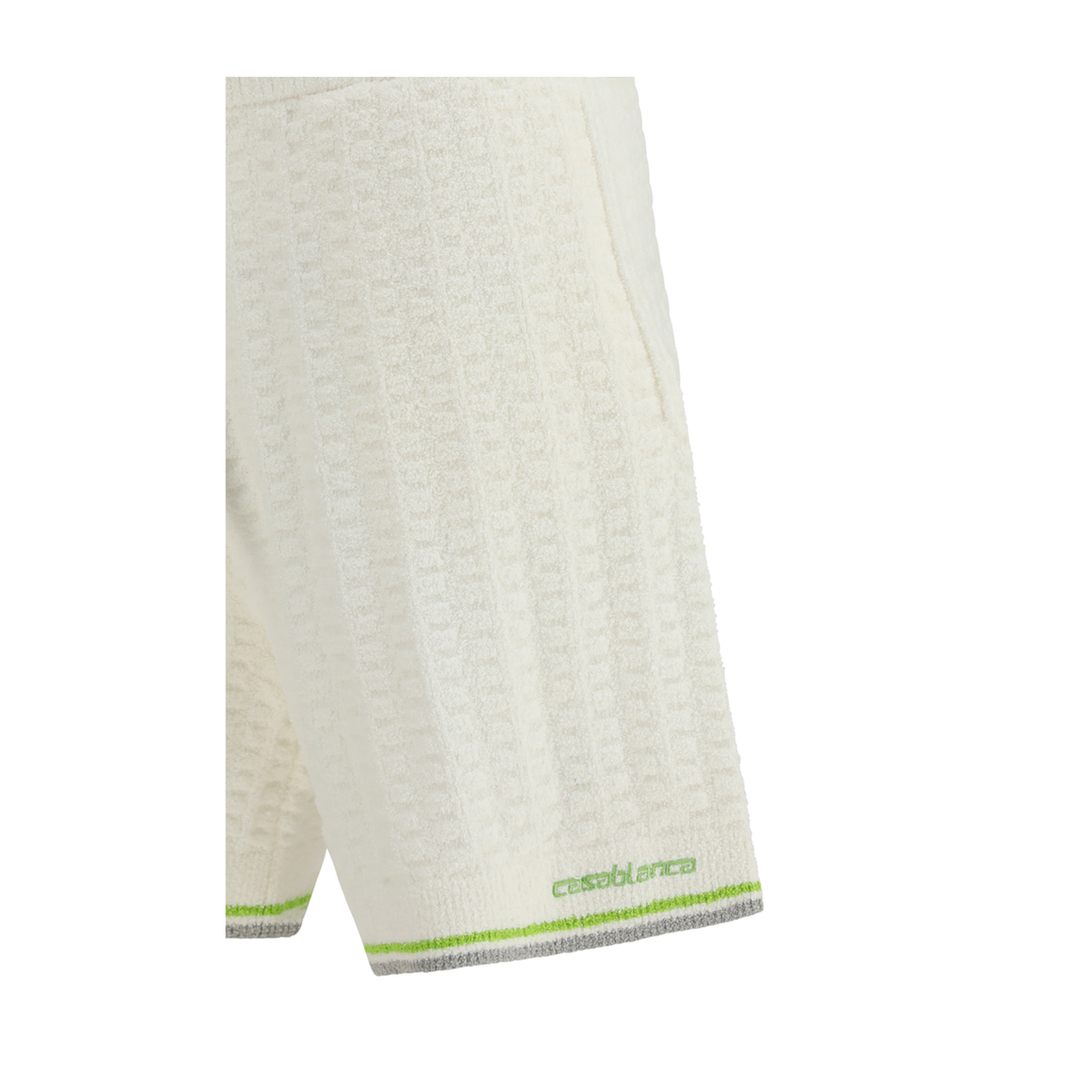 MAYFEYR - Casablanca - Tennis Boucle Shorts - MSP26KW121601WHITE