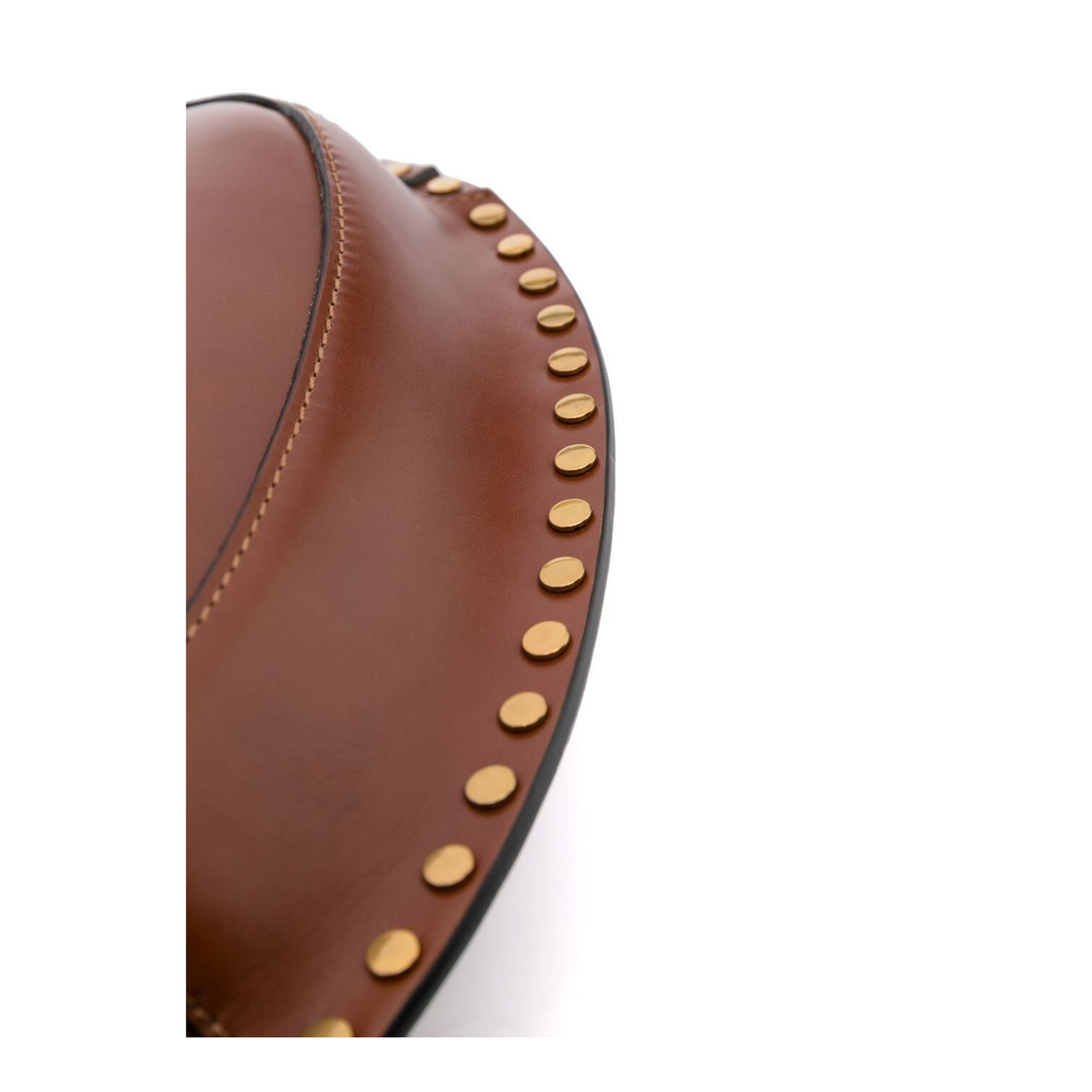 MAYFEYR - Isabel Marant - Oskan Moon Studded Shoulder Bag - PP0003FAA1C01M