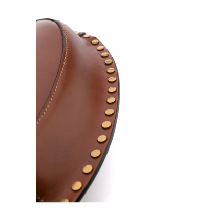 MAYFEYR - Isabel Marant - Oskan Moon Studded Shoulder Bag - PP0003FAA1C01M