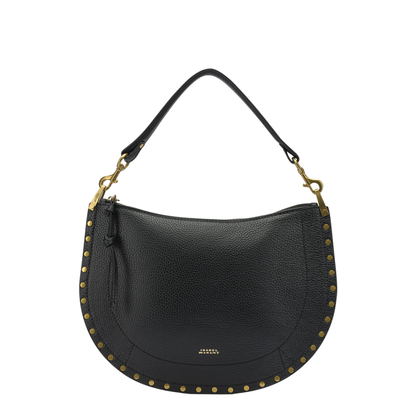 MAYFEYR - Isabel Marant - Oskan Soft Zip Medium Shoulder Bag - 25ABF0066FAC3C22M01BK