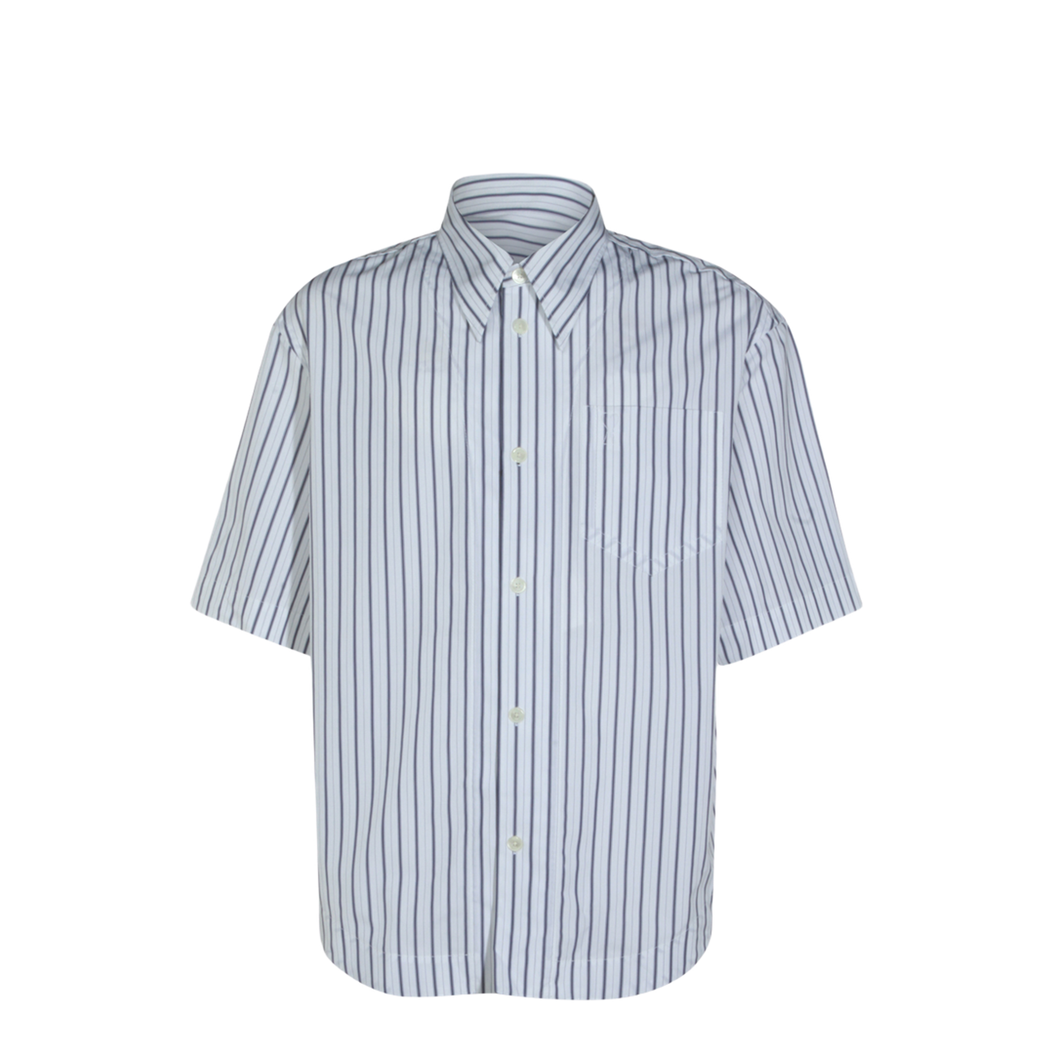 White Striped De Coeur Shirt