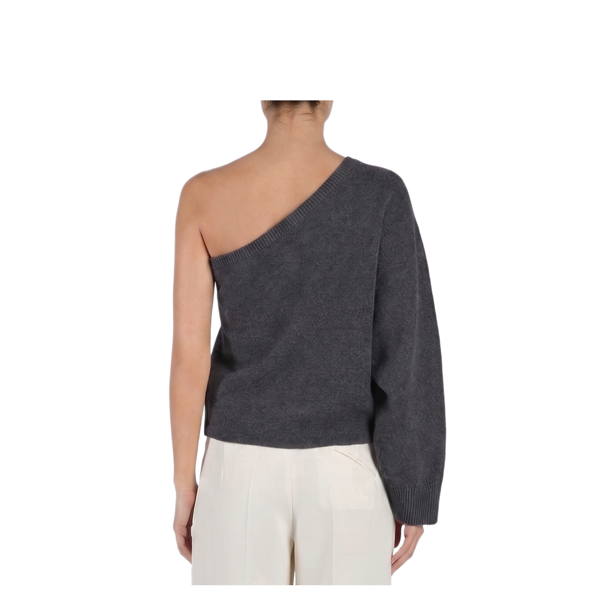 MAYFEYR - Federica Tosi - One Shoulder Top With Scarf Detail - 3200835180