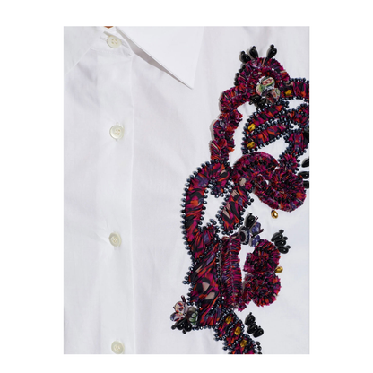 MAYFEYR - Dries Van Noten - Embroidered Cocoon Shirt - 01307144433001