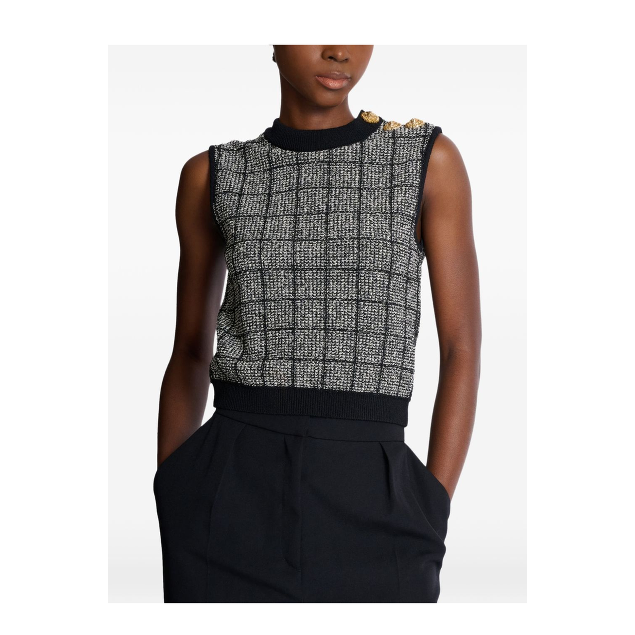 Tweed Tank Top
