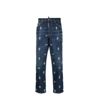MAYFEYR - Dsquared2 - Crystal Flies High-Rise Jeans - S75LB0833S30342470