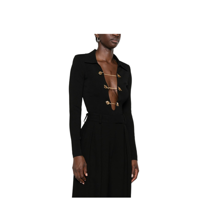 MAYFEYR - Elisabetta Franchi - Top Black - BK06S66E2110