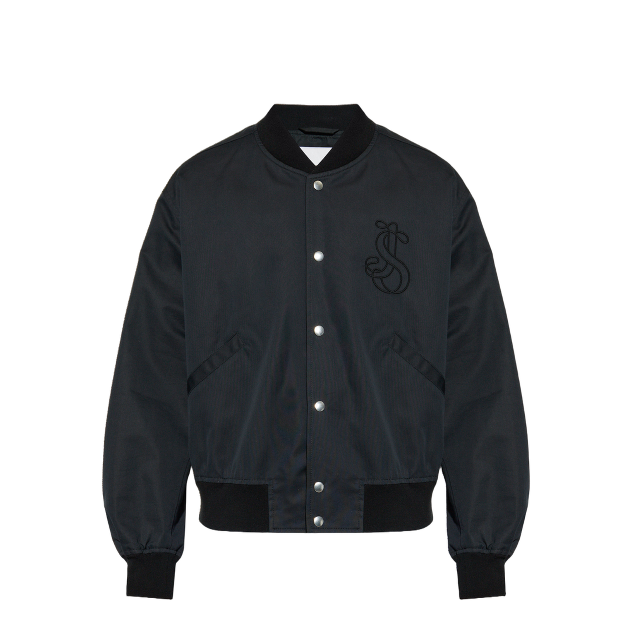 Logo Bomber Jacket - Black