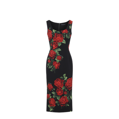 MAYFEYR - Dolce & Gabbana - Midi Dress Rose - F622MTFSA9RHN6EJ