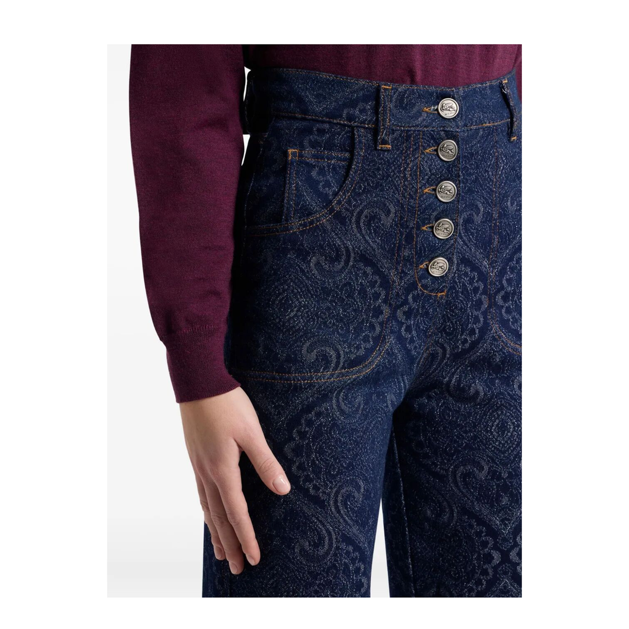 Jacquard Jeans