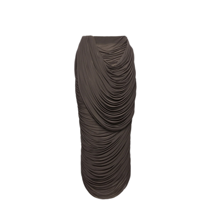 MAYFEYR - Magda Butrym - Cupro Midi Skirt - 302426BROWN