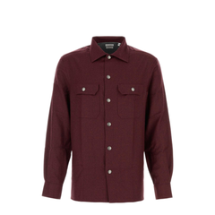 Burgundy Flannel Shirt