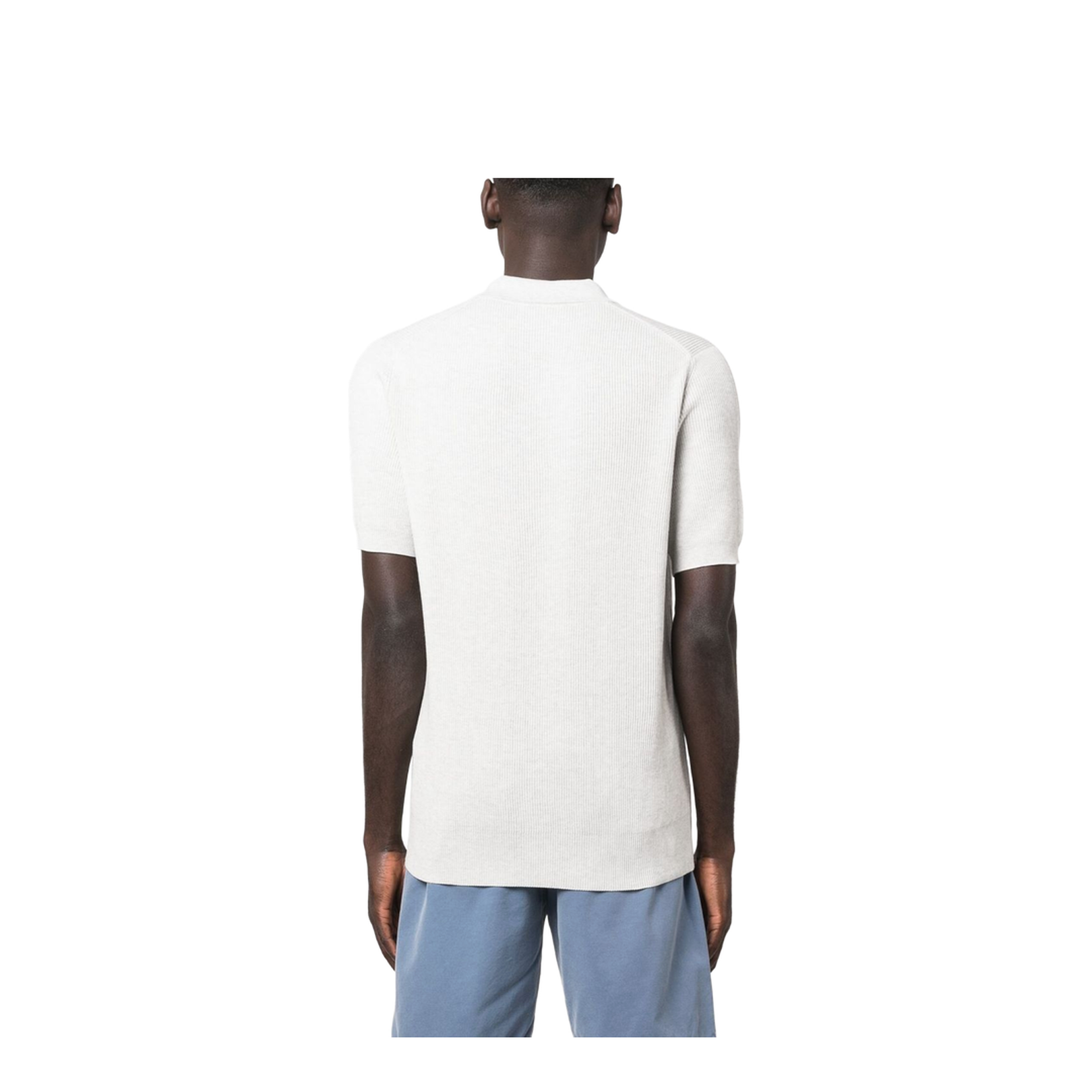 Cotton Knit Polo Shirt