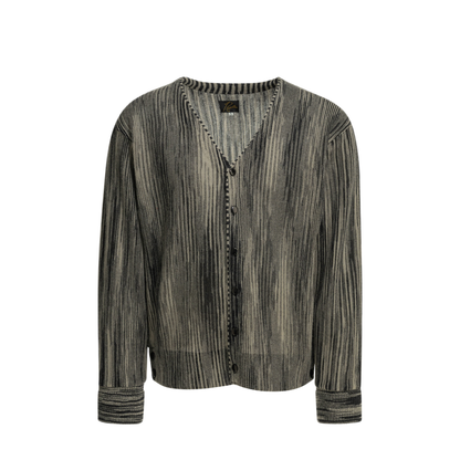 MAYFEYR - Needles - Striped Cardigan - SX455CBLACK