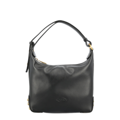 Mini Calfskin Tote - Black