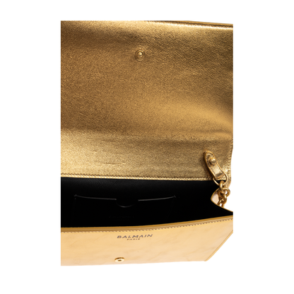 Shuffle Wallet in Lamé Leather