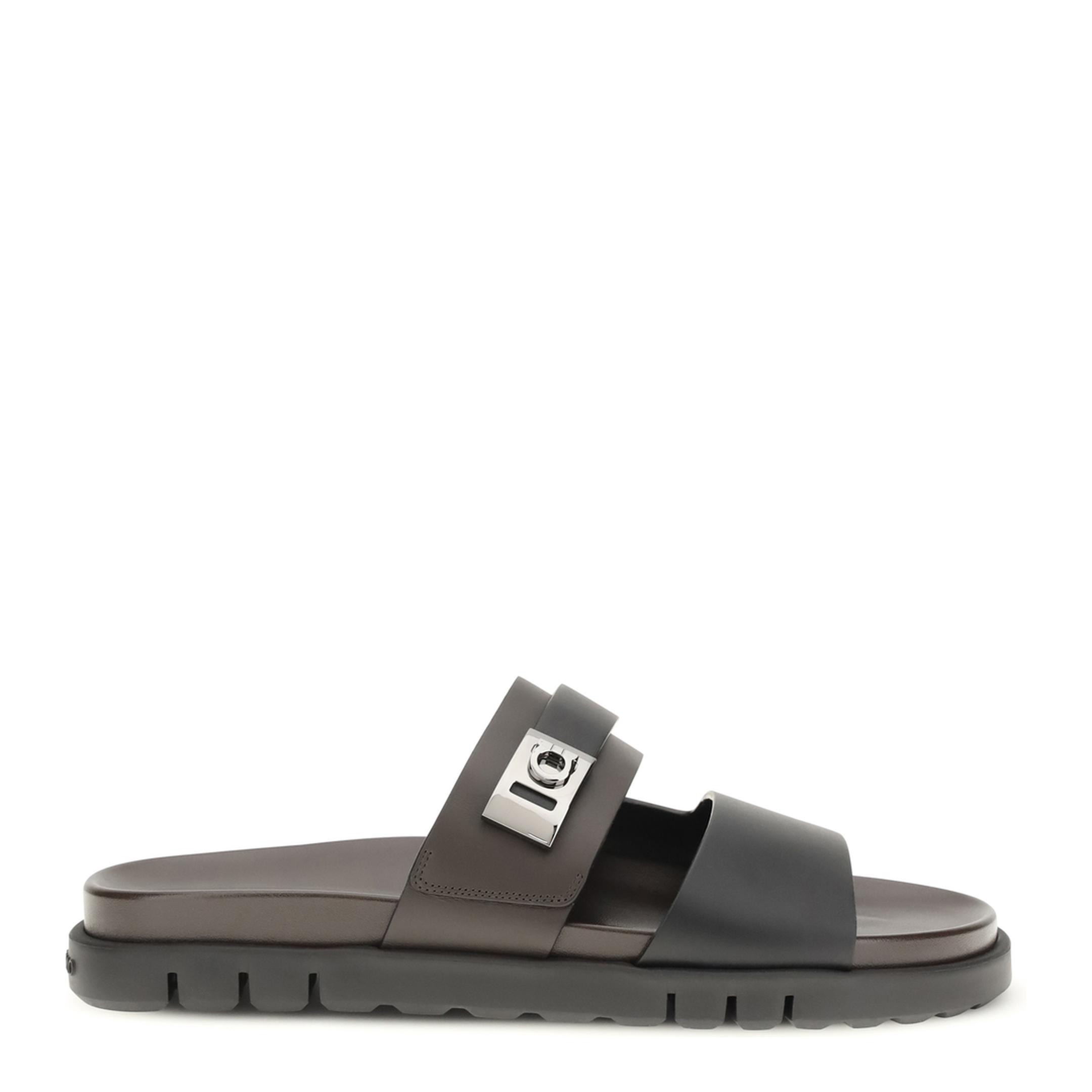 MAYFEYR - Ferragamo - Double-Strap Leather Sandals - 789256