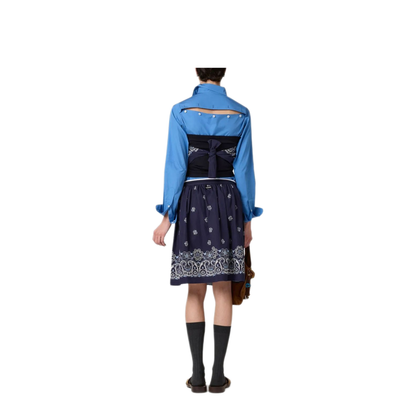 MAYFEYR - Miu Miu - Flame Poplin Skirt - MG2425SOOO17X0F022X