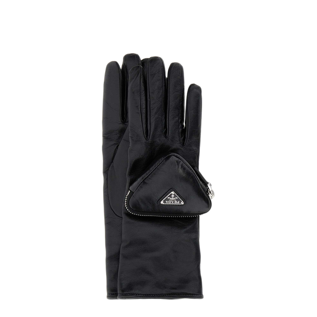 MAYFEYR - Prada - Black Leather Gloves - 1GG1412DWZF0002