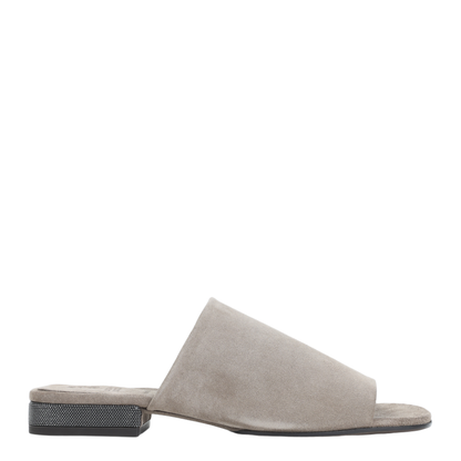 MAYFEYR - Brunello Cucinelli - Suede Flat Sandals - MZSFC3170