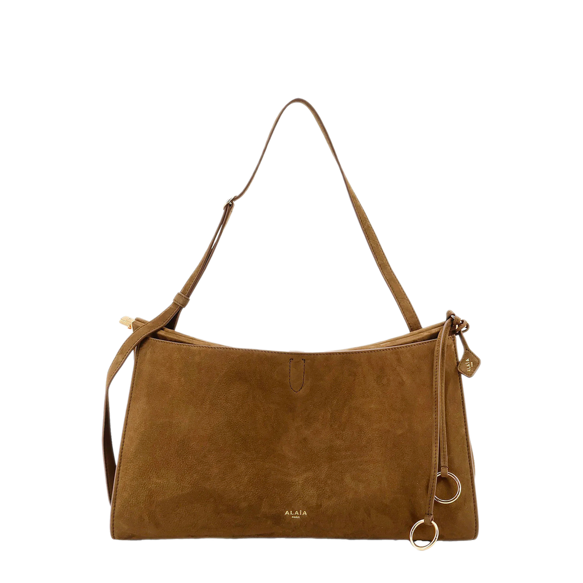 Le Click Pocket 35 Nubuck Calfskin Crossbody - Noir