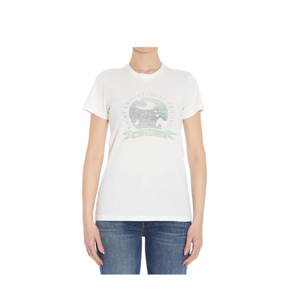 Music festival print t-shirt